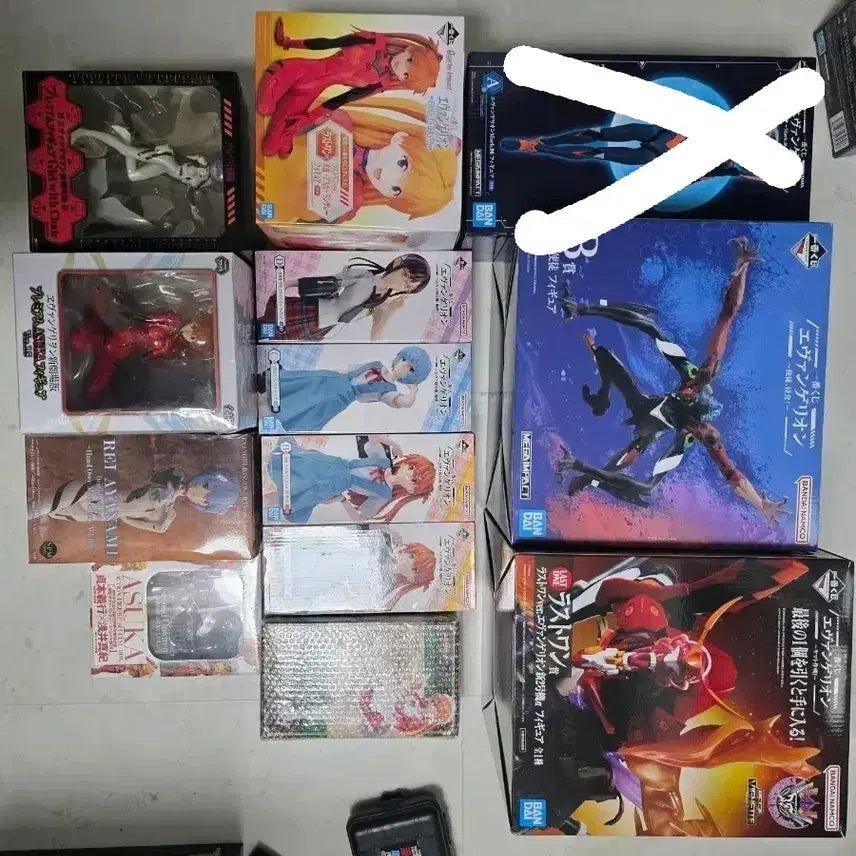 [BUNJANG] Evangelion Bundle Set Figures (Sealed) / 미개봉 에반게리온 일괄판매합니다