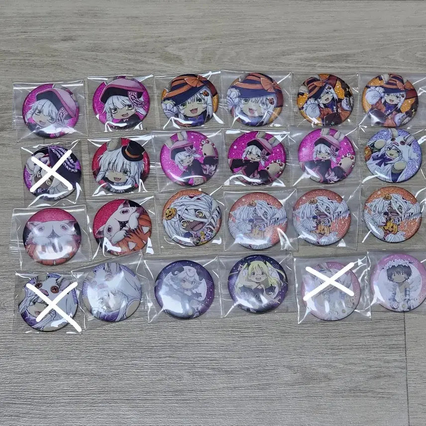 [BUNJANG] Made in Abyss Nanachi Parfether Halloween Can Badge / 메이드 인 어비스 캔뱃지 나나치 파프타 할로윈