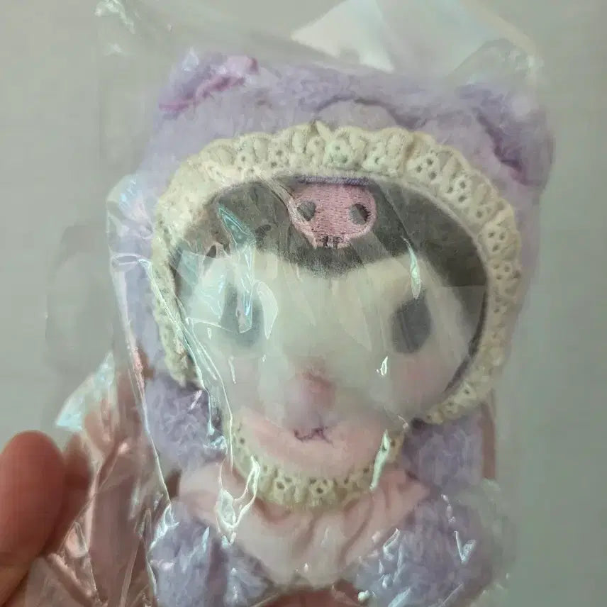 [BUNJANG] Kuromi Mascot + Plush Set (Latte Kuma) / 쿠로미 마스코트+누이 라떼쿠마 2개세트