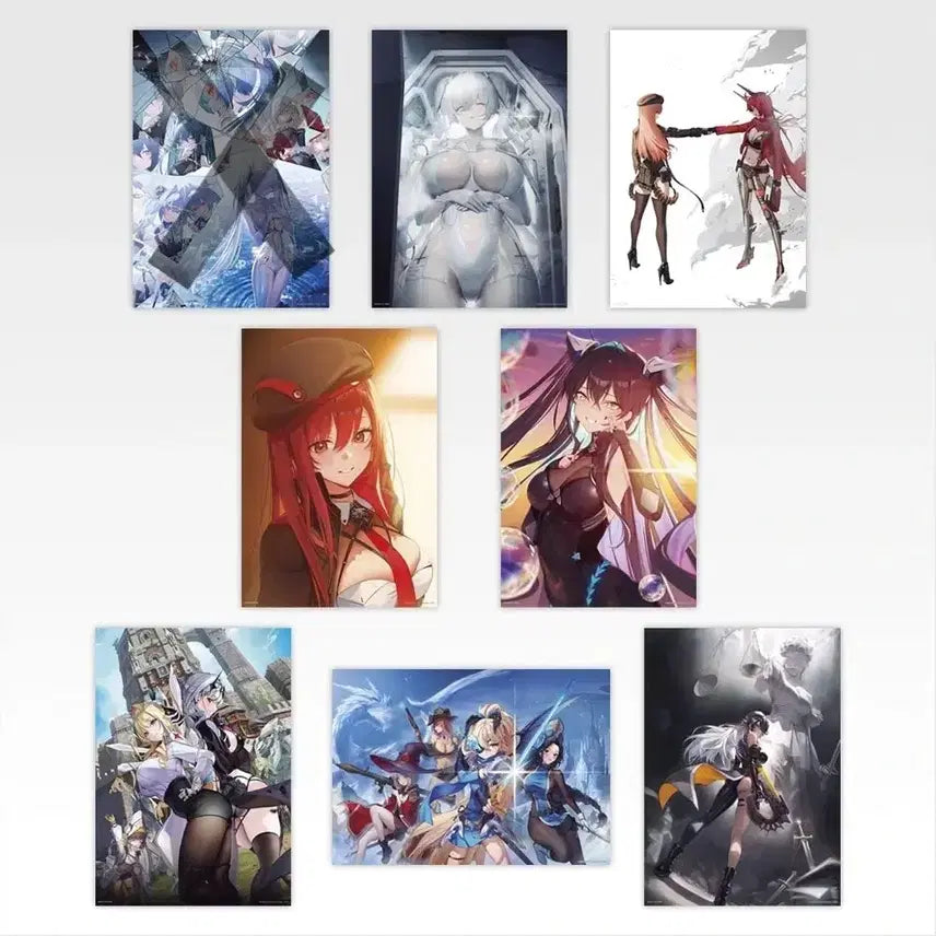 [BUNJANG] Nier: Automata Chapter 6 Ichiban Kuji Poster Set / 니케 클리어 포스터 라피 레드후드 신데렐라 세이렌 이치방쿠지 제일복권