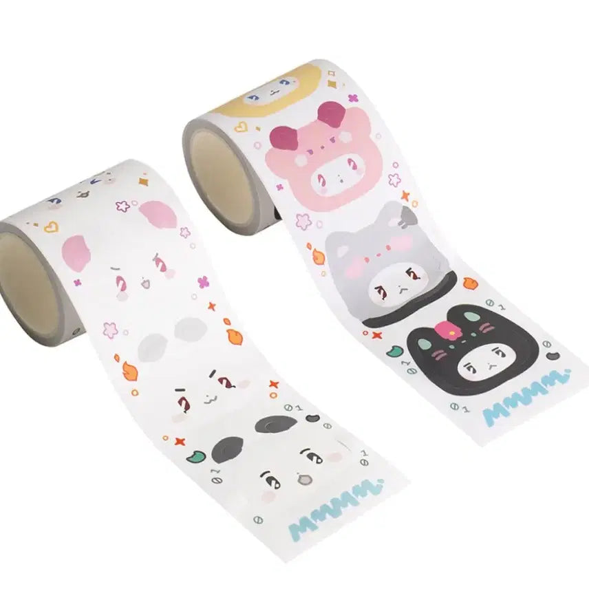 [BUNJANG] PlaYve Mmmmiu Roll Sticker Bundle Set / 플레이브 므메미무 롤 스티커 a,b 일괄 양도