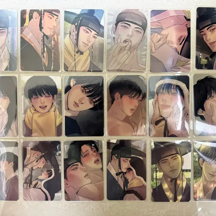 [BUNJANG] Yaseulcheop Collection Photocard Set (18 types) Jaemi Shop Yun Seung-ho Baek Na-gyum Byun Deok / 야화첩 컬렉션 포토카드 드볼 18종 올클 재이미샵 윤승호 백나겸 변덕작가