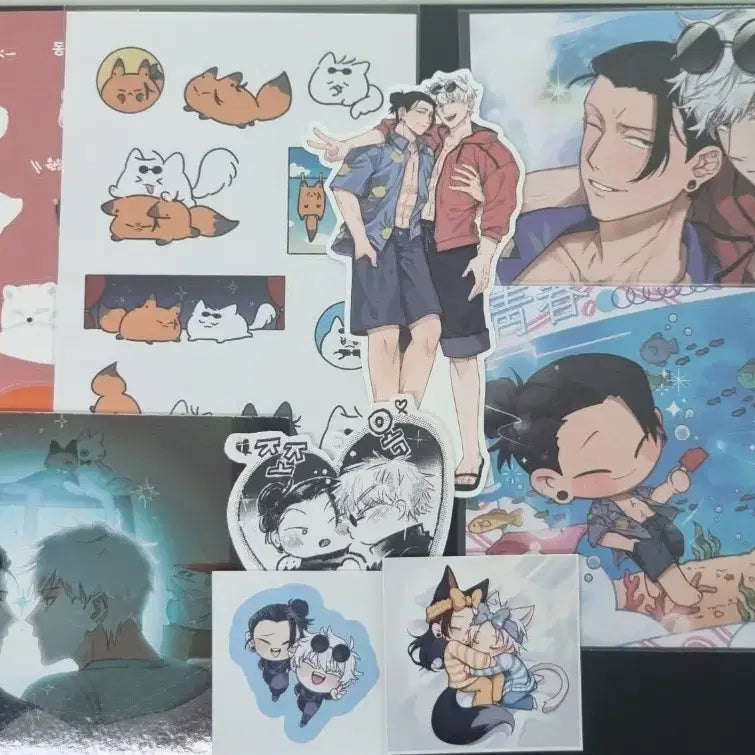 [BUNJANG] Jujutsu Kaisen Geto Suguru / Gojo Satoru Paper Goods Bundle / 주술회전 게토고죠 비공굿+공굿 지류(청무님, sou님 외)
