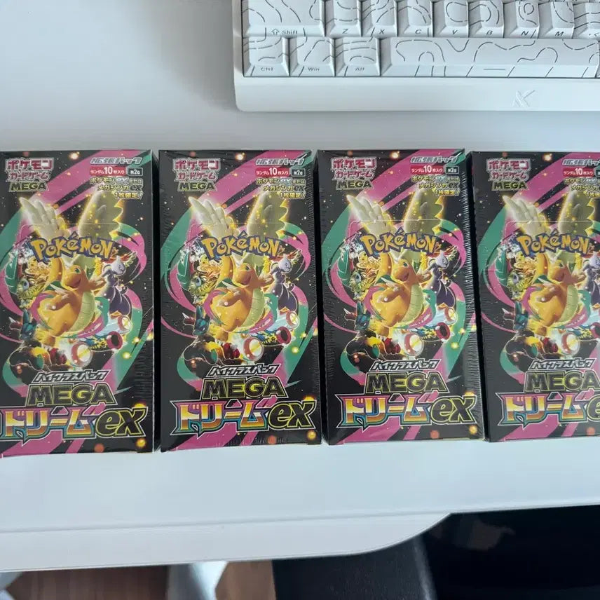 [BUNJANG] Pokémon Card Mega Dream EX Japanese Edition 4 Boxes / [일본판]포켓몬카드 메가드림ex 3박스