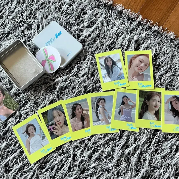 [BUNJANG] fromis_9 SOUND WAVE Album Photocard &amp; Tin Case Set / 프로미스나인 스디웨 앨범 포카&amp; 틴케이스