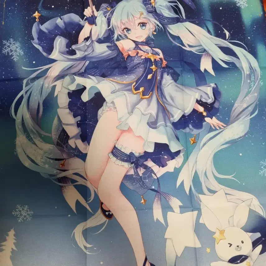 [BUNJANG] Bandai Yuki Miku 15th Anniversary Multi-Cross Set (Complete) / 반다이 유키미쿠 15주년 멀티 크로스 천포스터 15종 컴플리트