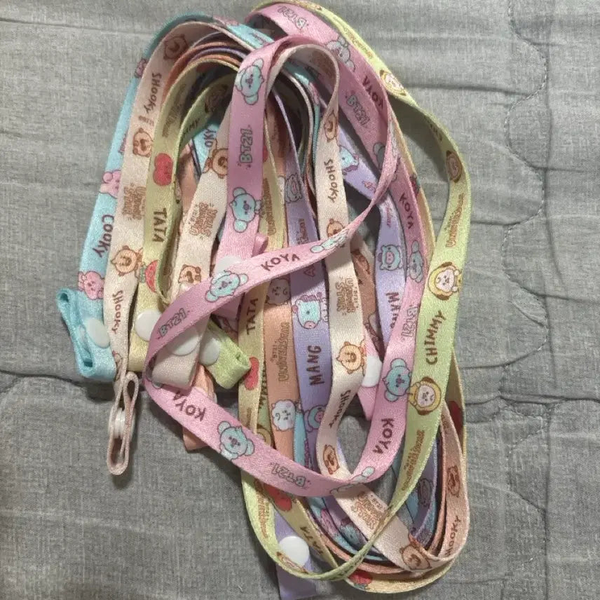 [BUNJANG] BT21 Character Mask Strap Bundle / BT21 캐릭터 마스크 스트랩