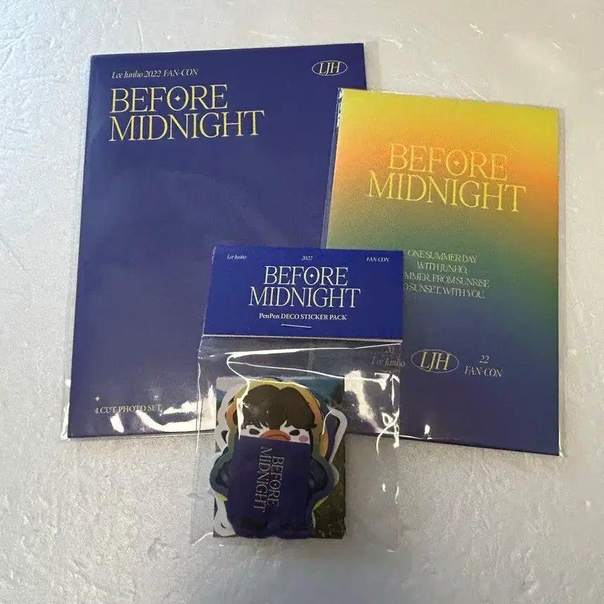 [BUNJANG] 2PM Lee Junho Before Midnight Goods Bundle Set (Sealed) / 이준호 비포미드나잇 굿즈 미개봉 3종일괄 (정가 28000)