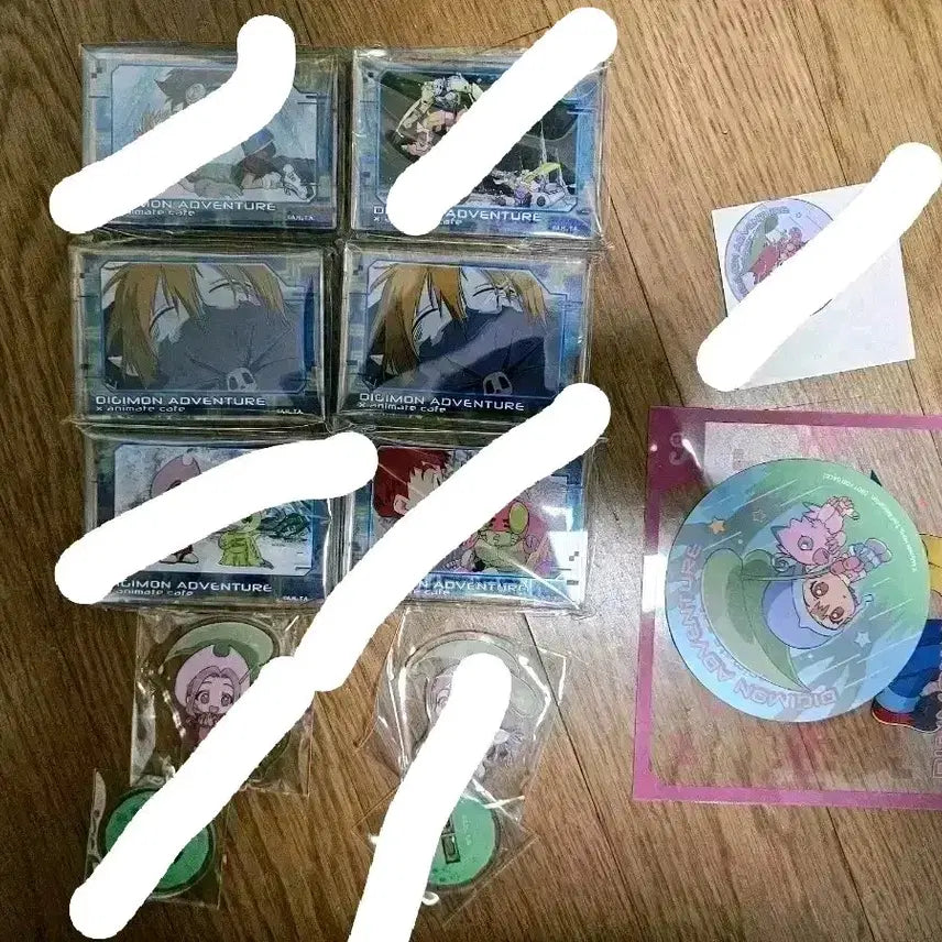 [BUNJANG] Digimon Adventure Animate Cafe Goods - Acrylic Blocks, Coasters, Standees / 디지몬 애니메이트 카페 굿즈 및 카페 (주말동안만 할인)
