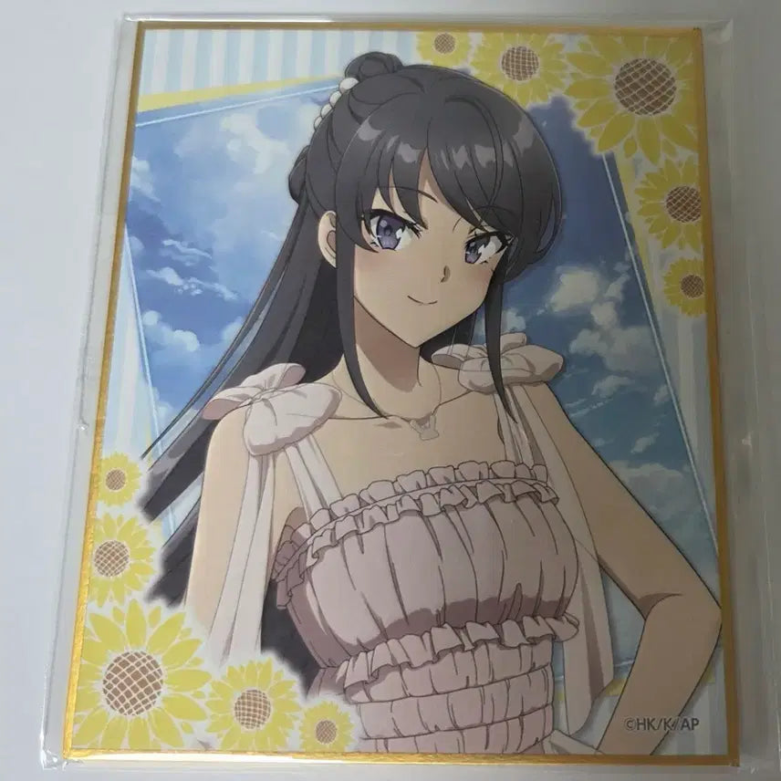 [BUNJANG] Seishun Buta Yarou Mai Sakurajima Shikishi Board / 청춘돼지 사쿠라지마 마이 색지 청춘 돼지