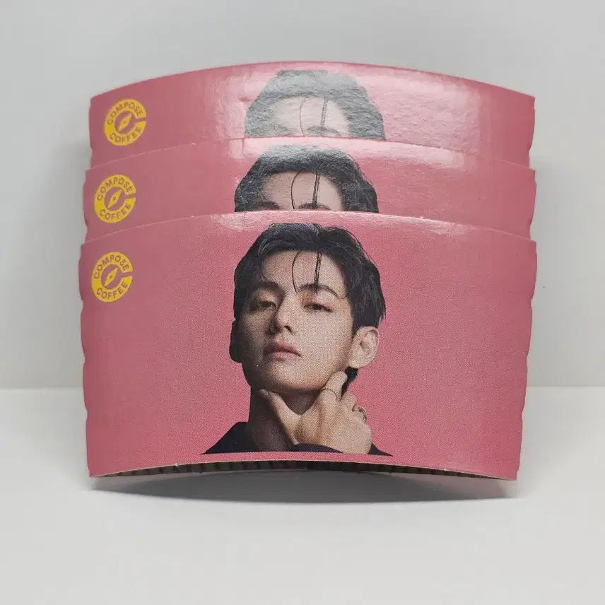 [BUNJANG] BTS V Taehyung Compose Coffee Cup Holder Bundle Set / 컴포즈커피 방탄소년단 컵홀더 V 김태형