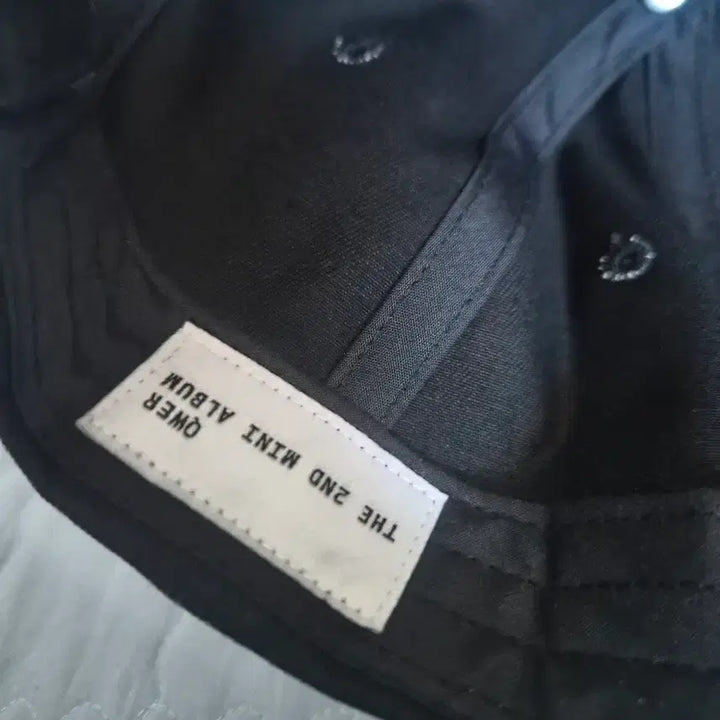 [BUNJANG] Algorithm Blossom Ball Cap - Black / qwer알고리즘 블라썸 볼캡 모자블랙 미착용