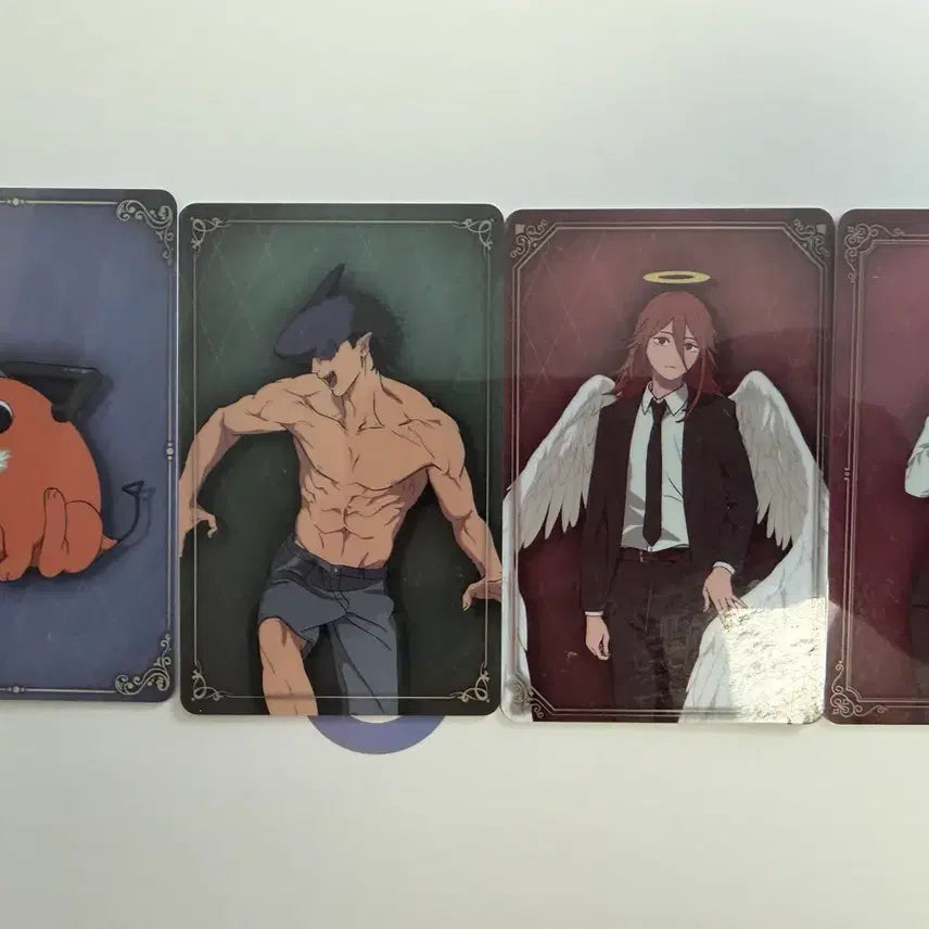 [BUNJANG] Chainsaw Man Clear Card Bundle / 체인소맨 클리어카드 4장 일괄
