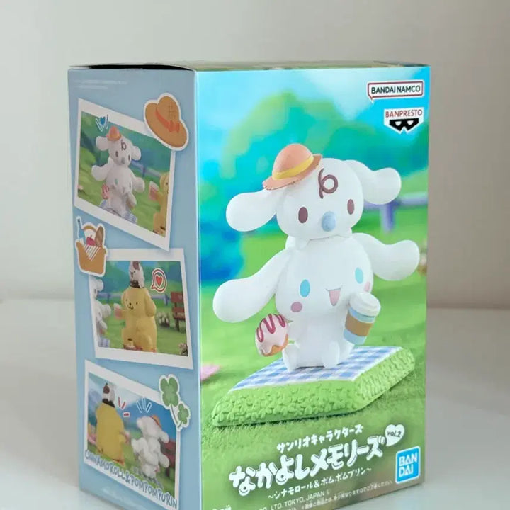 [BUNJANG] Sanrio Characters Nakayoshi Memories Cinnamoroll &amp; Pompompurin Figure Set (Bandai Namco) / 시나모롤 밀크 피규어 나카요시 메모리즈