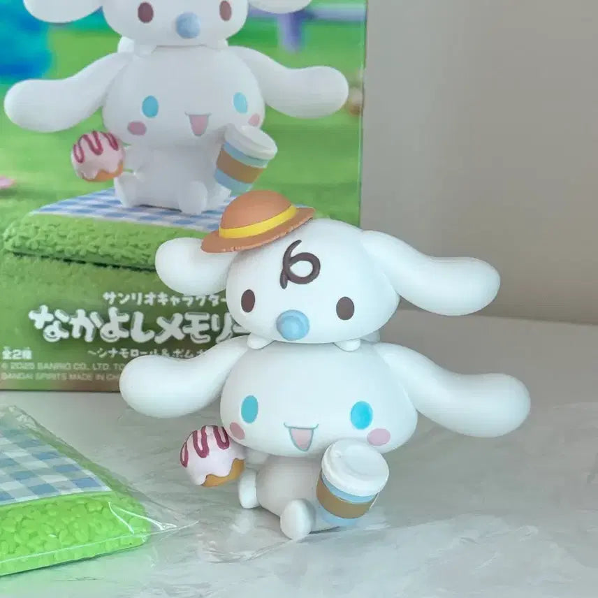 [BUNJANG] Sanrio Characters Nakayoshi Memories Cinnamoroll &amp; Pompompurin Figure Set (Bandai Namco) / 산리오 캐릭터즈 나카요시 메모리즈 시나모롤 밀크 피규어 반다이남코