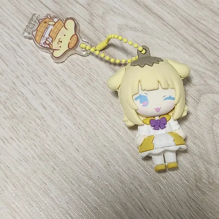 [BUNJANG] Oshi no Ko Memcho Sanrio Collaboration Pom Pom Purin Keyring / 최애의 아이 멤쵸 MEM쵸 산리오 폼폼푸린 콜라보 키링