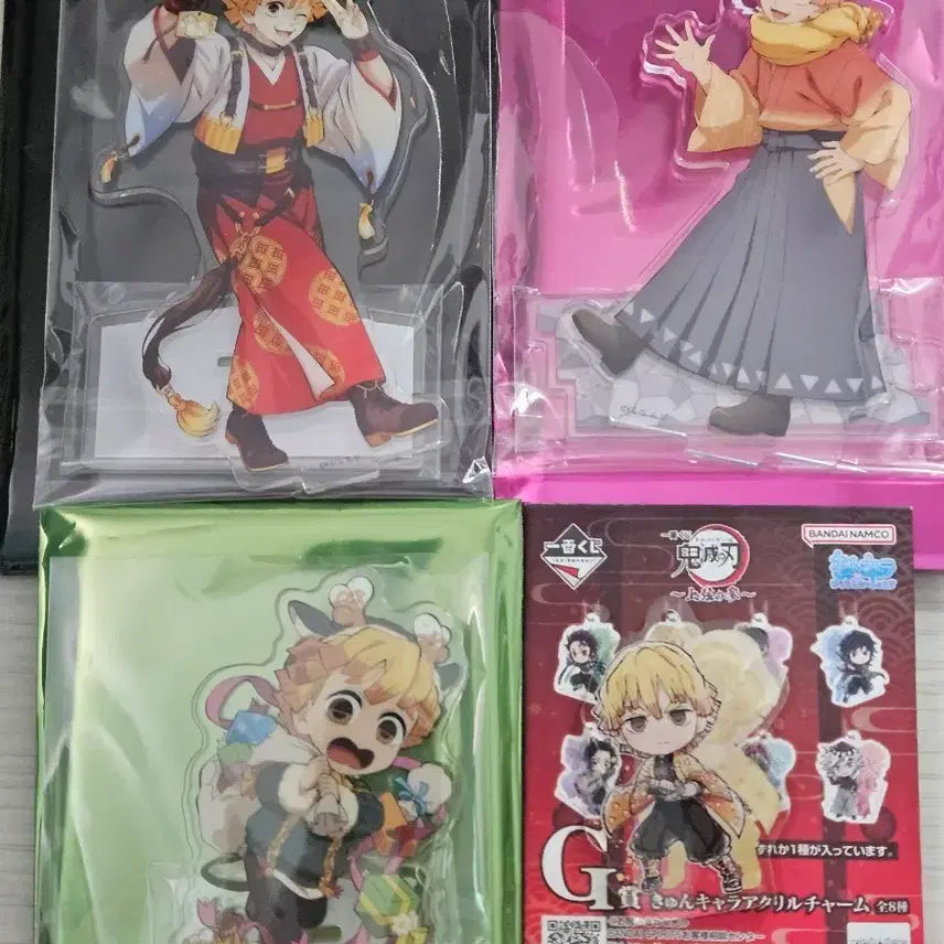 [BUNJANG] Demon Slayer Zenitsu Acrylic Stand Bundle / 귀멸의칼날 젠이츠 아크릴스탠드 일괄
