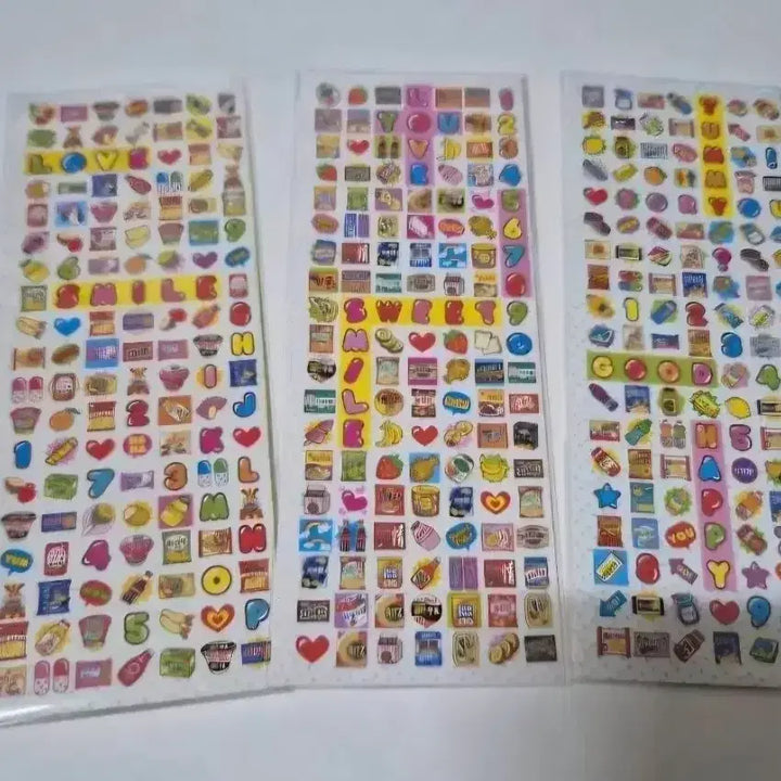 [BUNJANG] 6 Sheets Classic Cubes Mini Stickers / 6장)고전 깍두기 미니 스티커