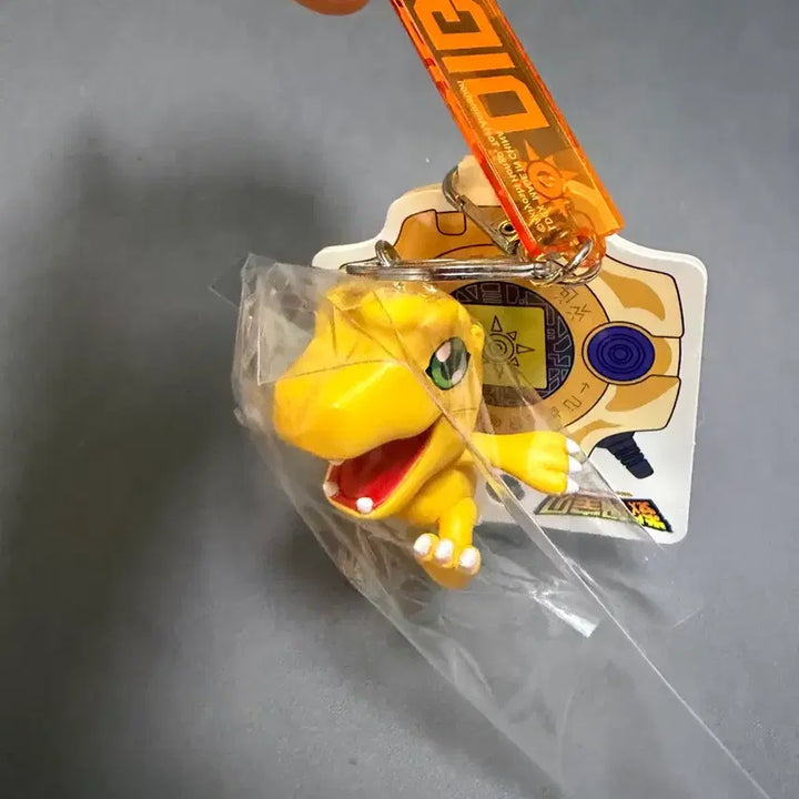 [BUNJANG] Digimon Adventure Agumon Figure Keychain / (미개봉,현물)디지몬 어드벤처 아구몬 피규어 키링 키홀더 가방 고리
