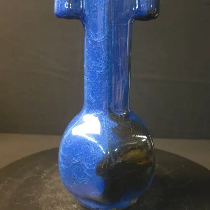 [BUNJANG] Celadon Three-Handled Vase with Jeran Glaze / 260605-4 제람유 육룽 삼구병