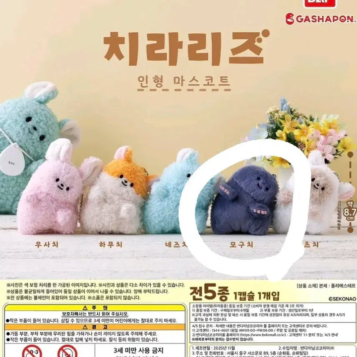 [BUNJANG] Chirarizu Gacha Moguchi Figure / 치라리즈 가챠 모구치 판매