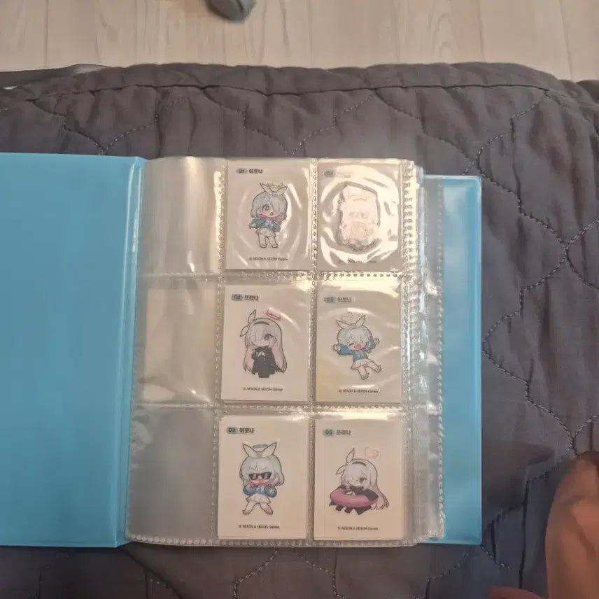 [BUNJANG] Blue Archive GS25 Collaboration Sticker Set + Collect Book / 블루아카이브 GS25 1차 콜라보 띠부실 전종+콜렉트북