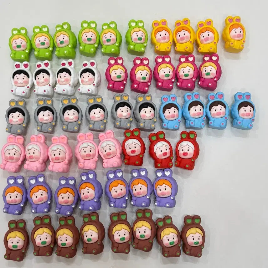 [BUNJANG] Pacifier Style Mini Figure Bundle Set / 쪽쪽이 스타일 미니 피규어(일괄)