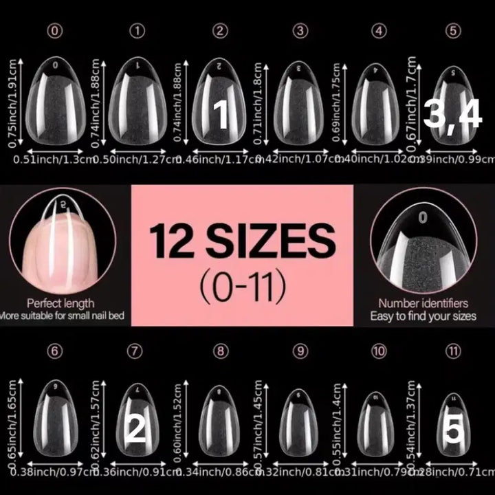 [BUNJANG] Handmade Black Winged Angel Ribbon Nail Tips / 블랙 날개 천사 엔젤 리본 수제 네일팁 =3