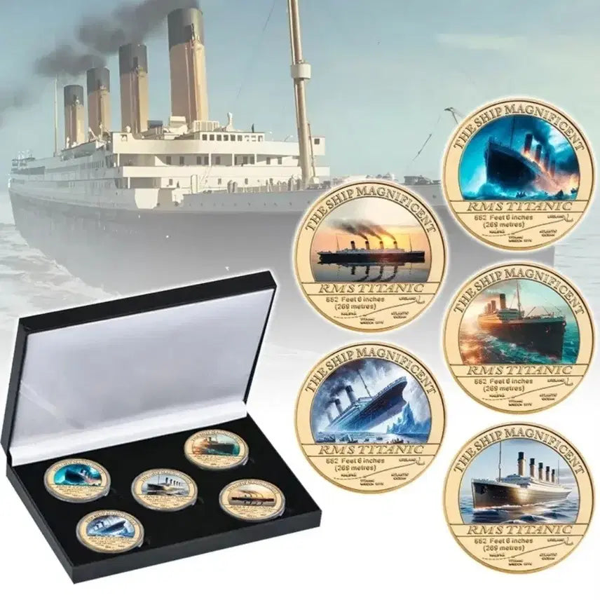 [BUNJANG] Titanic Commemorative Proof Coin Medal Set / 타이타닉호 기념 프루프 주화 메달 세트