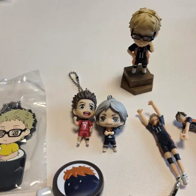 [BUNJANG] Haikyuu!! Oni Rubber Keychain Set / 하이큐 오니 고무 키링 세트