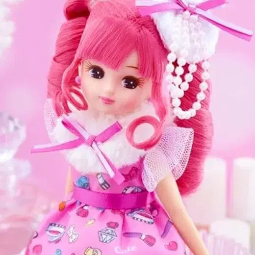 [BUNJANG] Takara Tomy Cosmetics Licca-chan Doll Pink / 타카라토미 코스메틱 핑크 리카짱