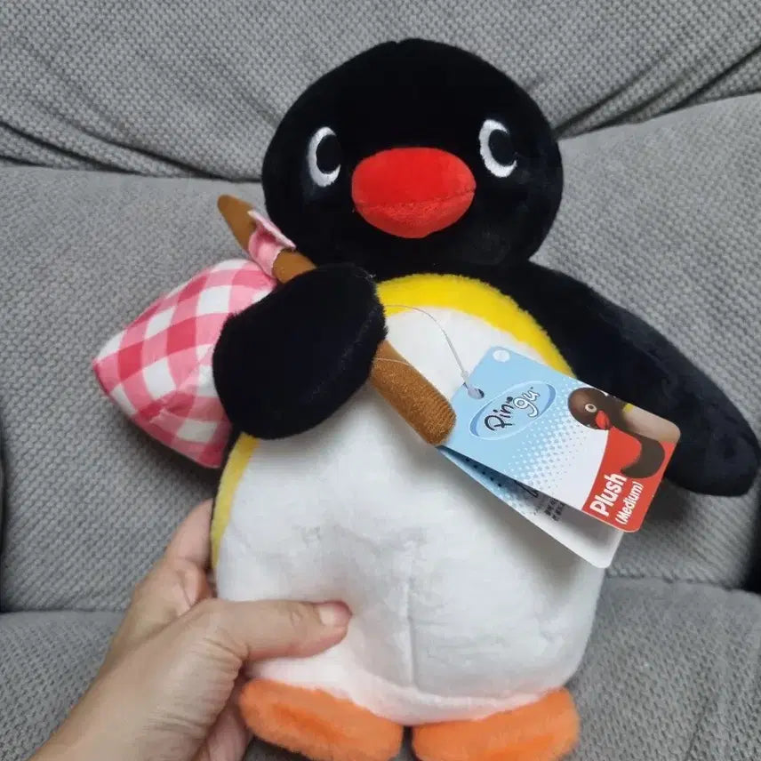[BUNJANG] Pingu Bottari Medium Standing Doll 27cm / 핑구 보따리 중형 스탠딩 27cm 인형