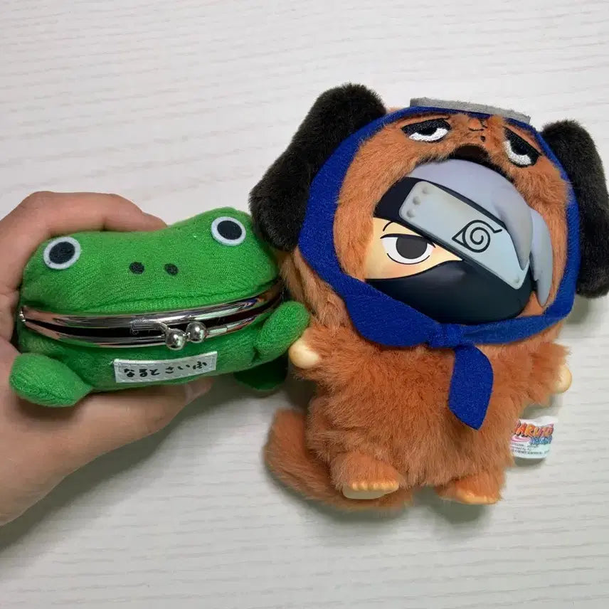 [BUNJANG] Naruto Konoha Kakashi &amp; Naruto Frog Wallet Bundle Set / 나루토 나부부 카카시 &amp; 나루토 개구리 지갑 일괄