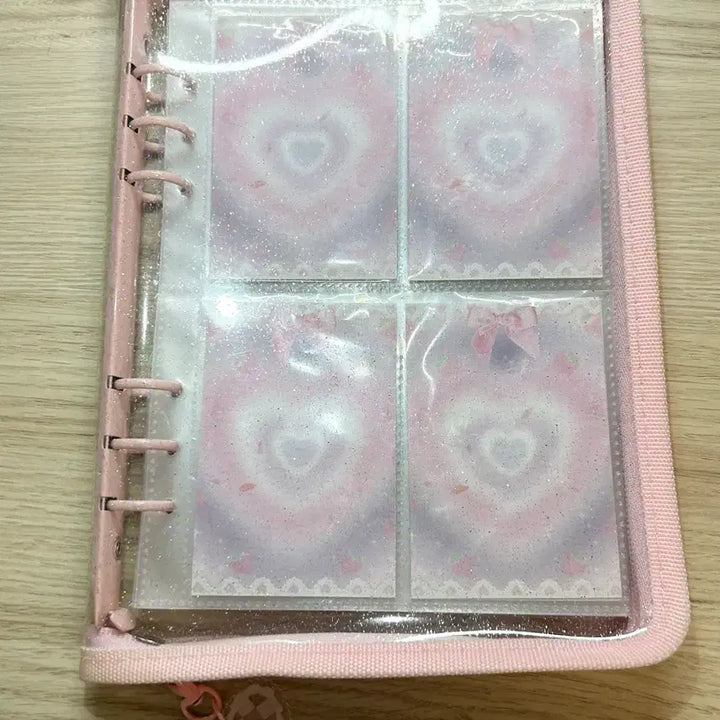 [BUNJANG] Pink 6-Ring Binder / 핑크 6공 바인더