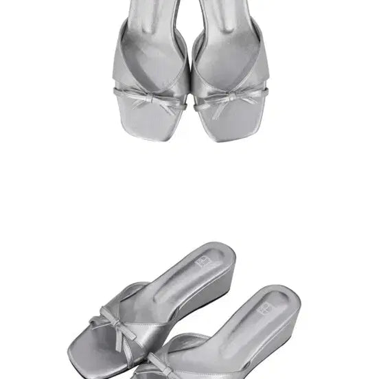 [SOLD OUT] 오디에스 Classic Ribbon Mule (Silver)