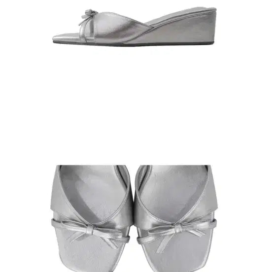 [SOLD OUT] 오디에스 Classic Ribbon Mule (Silver)