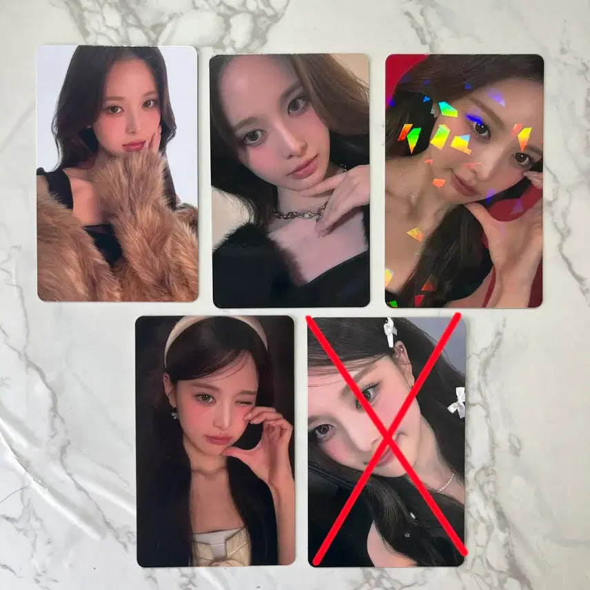 [BUNJANG] Izna Bang Jimin A-Eye Photocard Split Set / 이즈나 방지민 a-eye 포카 분철 마이 코코 유사랑 최정은 정세비 앨범