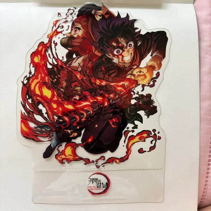 [BUNJANG] Demon Slayer: To the Swordsmith Village / Kimetsu no Yaiba Movie: To the Swordsmith Village Limited Edition PP Stand + Background Board Bundle / 귀멸의 칼날 : 인연의 기적, 그리고 합동 강화 훈련으로 극장판 특전
