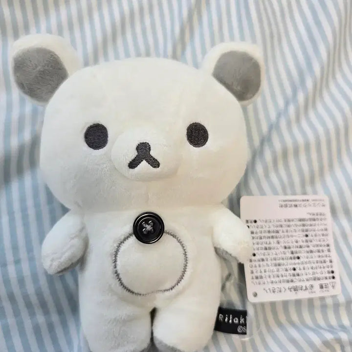 [BUNJANG] San-X Rilakkuma Monochrome Korilakkuma Plush Doll / 리락쿠마 모노크롬 코리락쿠마 누이구루미
