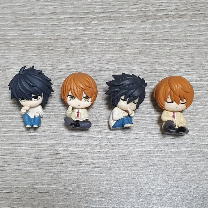 [BUNJANG] Death Note L &amp; Light Nemurasetai Gacha Figure Bundle / 오늘만급처)데스노트 엘 라이토 마치보케 네무라세타이 가챠 일괄