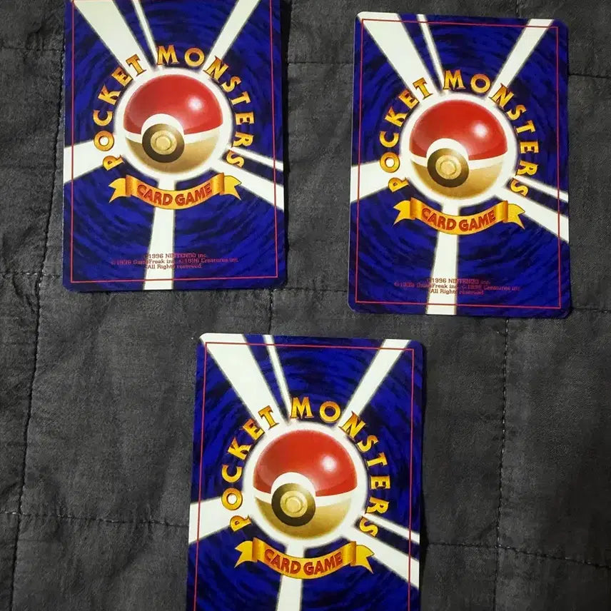 [BUNJANG] Pokemon Card 1996 Energy 1st Edition Bundle Set / 포켓몬카드 1996 에너지 초판 3종 일괄
