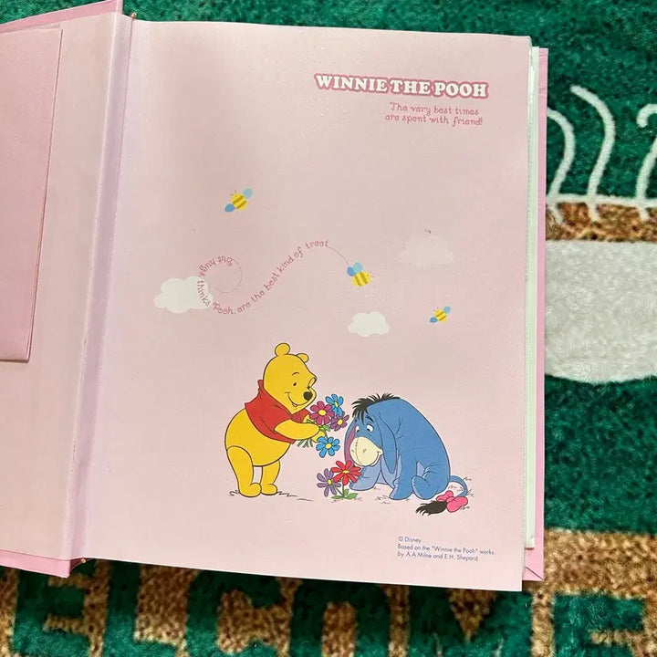 [BUNJANG] Disney Winnie the Pooh Piglet Tigger Eeyore Vintage Photo Album / 고전문구 디즈니 곰돌이 푸 피글렛 티거 이요르 앨범 빈티지 포토 앨범
