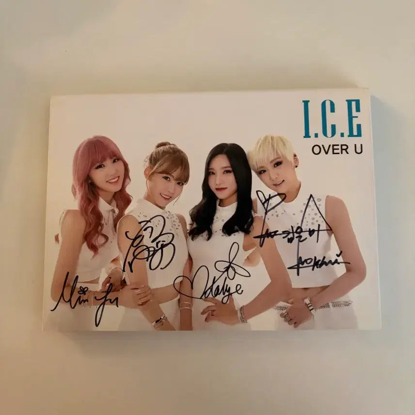 [BUNJANG] I.C.E (Ice) OVER U Signed Promo CD / [친필싸인반] 아이시어(I.C.E) - OVER U 싸인 CD