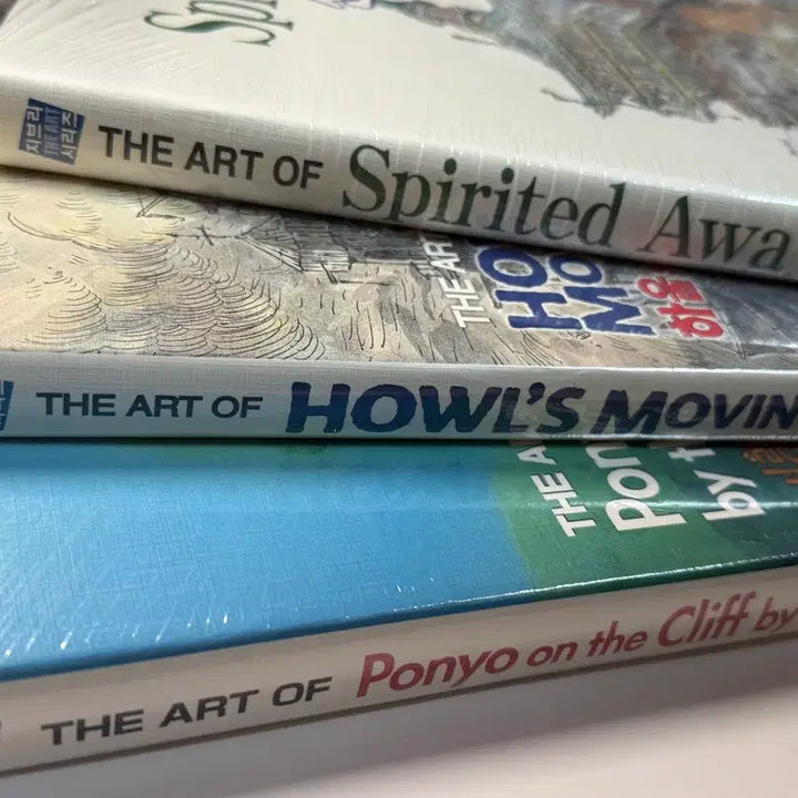[BUNJANG] Ghibli Art Book 3-Volume Bundle (Unsealed) / (미개봉)지브리 아트북 3종 일괄 학산문화사