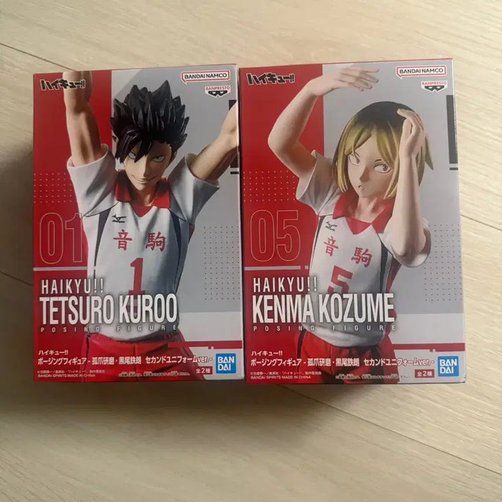 [BUNJANG] Haikyuu!! Kuroo Tetsuro &amp; Kozume Kenma Posing Figure Set (Second Uniform Ver.) / 하이큐 쿠로오 켄마 포징 피규어 세트