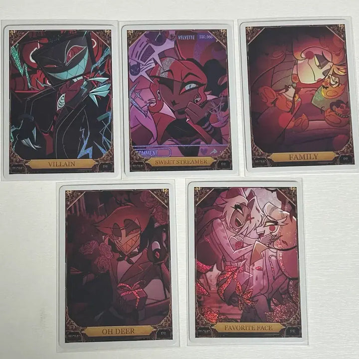 [BUNJANG] HasBeenHotel Unofficial Foil Card Bundle Set / 해즈빈호텔 비공식 포일 카드 굿즈 일괄 판매