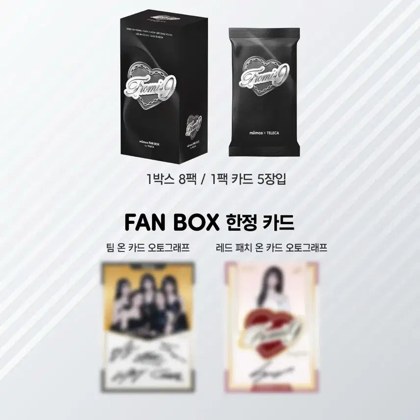 [BUNJANG] fromis_9 TELECA Trading Card Pack/Fanbox Proxy Purchase Service / 프로미스나인 6월7일 TELECA 트레카 팩/팬박스 현장 대리구매