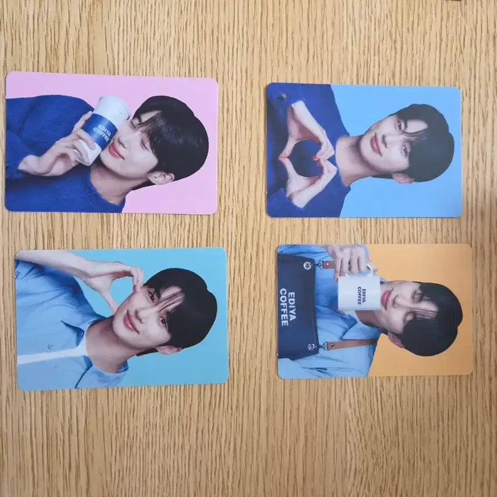 [BUNJANG] Byeon Woo-seok Vera Ediya Photocard Poster Set / 변우석 이디야 포카 포토카드