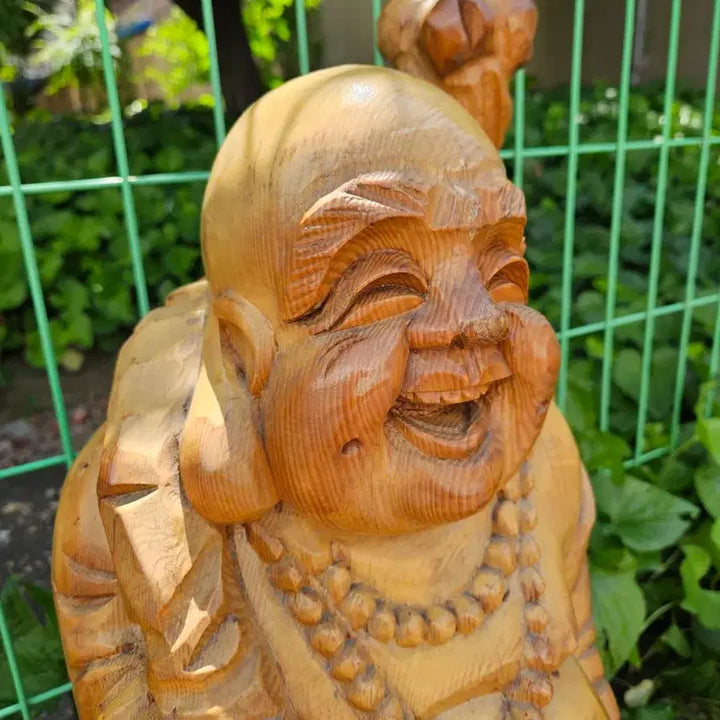 [BUNJANG] Wooden Sculpture of Budai (Monk) / 포대화상 목각