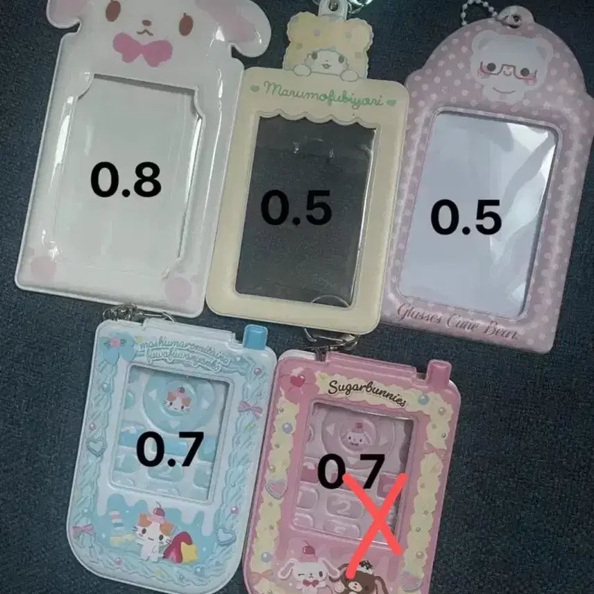 [BUNJANG] Sanrio Sugar Bunnies Marshmallow Y2K Whipping Deco Holder / 산리오 포카홀더 슈가바니즈 슈가버니즈 마슈마로 Y2K 휘핑 데코 케이스
